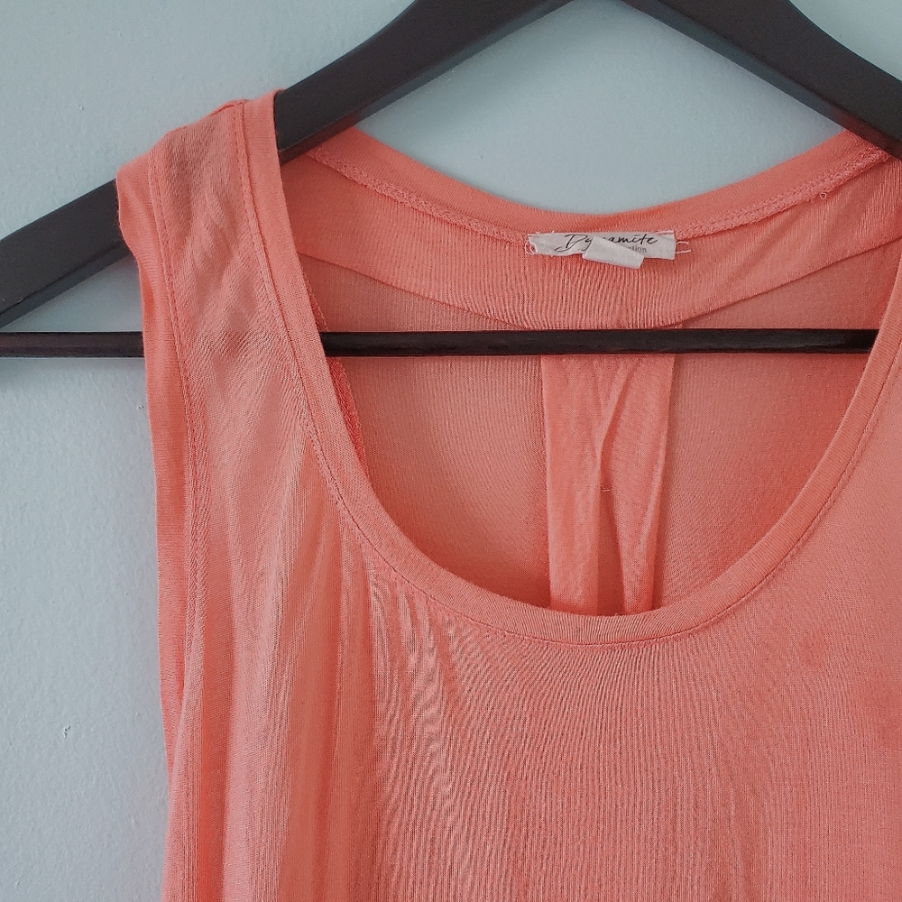 SPORTY Coral Tank Top